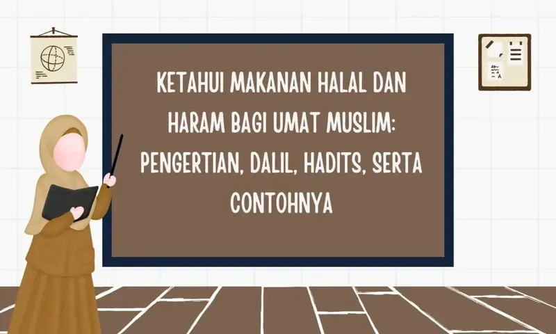 Gambar Makanan Halal dan Haram (Foto: Parboaboa/Winda)